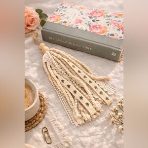 Handmade Bee Tassel Bookmark